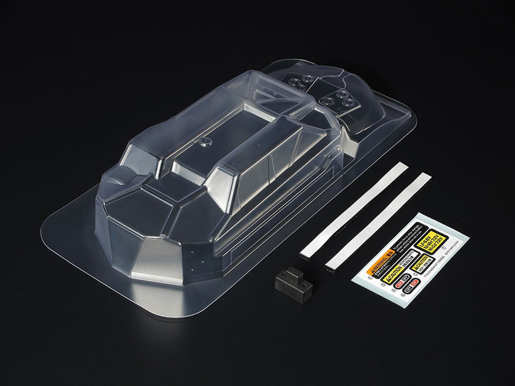 TAMIYA - 22023 Lexan Clear TT-02 CHASSIS COVER SET - Supplied Uncut in Polycarbonate