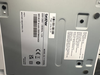 Used - Brother QL-1110NWBC Shipping Thermal Label Printer Work on Shopify POS - QL1110NWBZU1