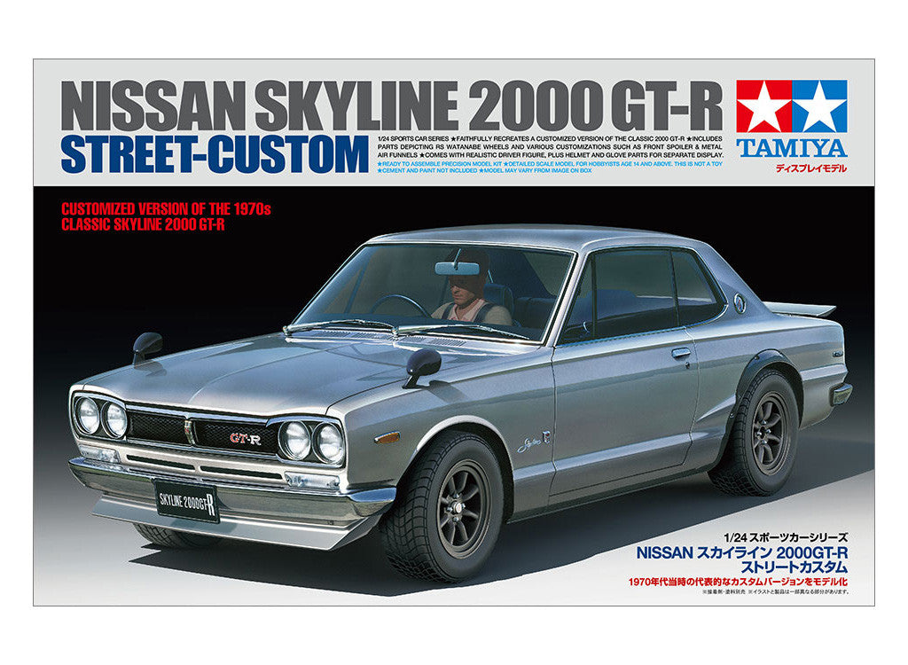 Tamiya - 1/24 Nissan Skyline 2000 GT-R Street-Custom - 24335 TAMIYA 1/24 CARS