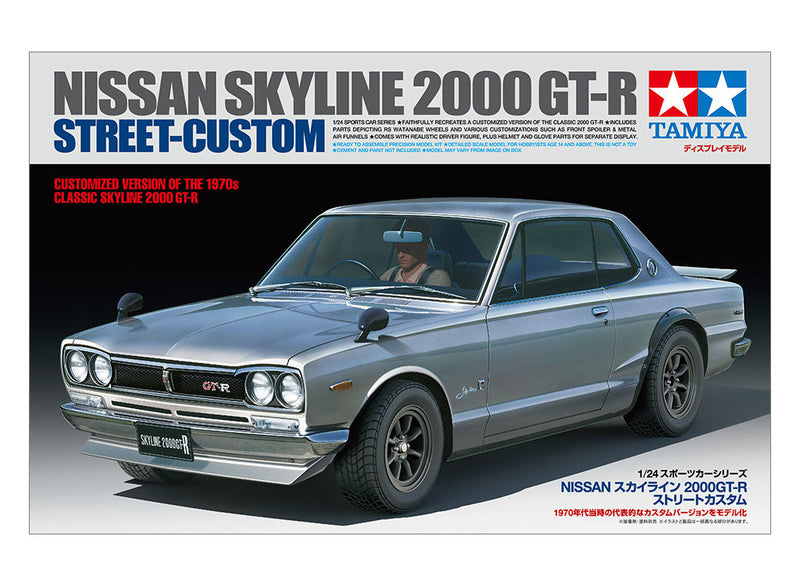 Tamiya - 1/24 Nissan Skyline 2000 GT-R Street-Custom - 24335 TAMIYA 1/24 CARS