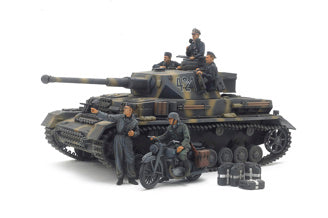 Tamiya - 1/35 Panzerkampfwagen IV Ausf.G & Motorcycle Set "Eastern Front" - 25209 TAMIYA 1/35 MILITARY