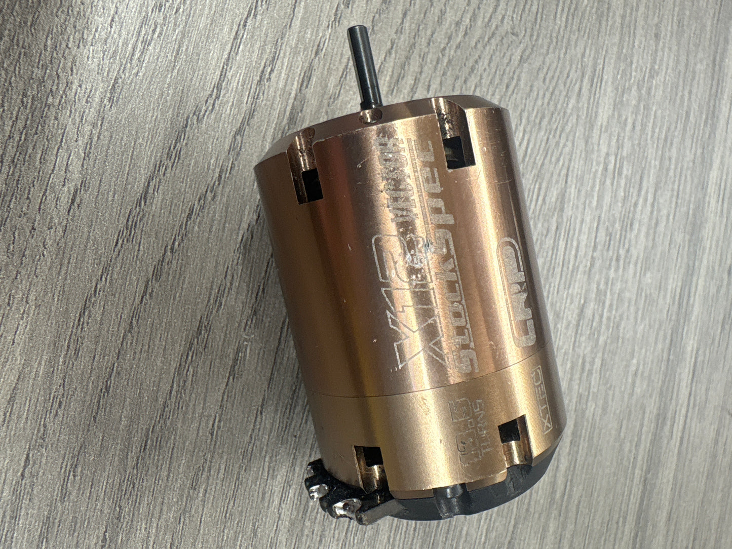 (SP8) Used/Tested LRP - Brushless 540 size 13.5T X12 competition Motor Sensored stock spec - fixed timing (good for 1/12 GT & 1/10 cars) (with scratches)