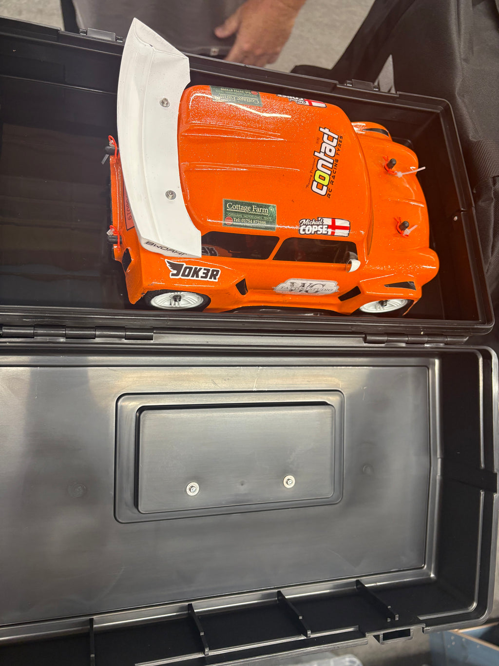 Kyosho - Black Pitbox Carry Haul Storage - Handled & Drawers - 420x240x330mm - K.80461 (perfect to store GT12 mini & touring car, tools etc)