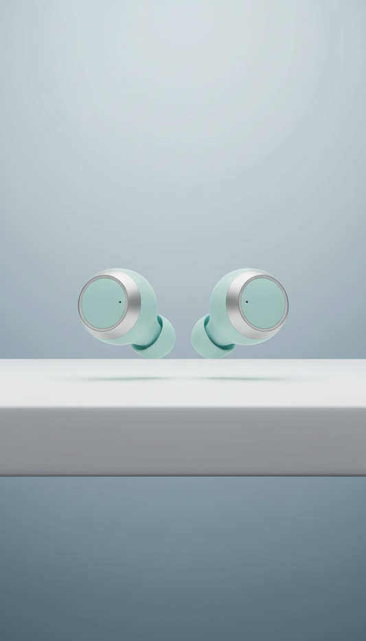 Glacier Mint wireless earbuds