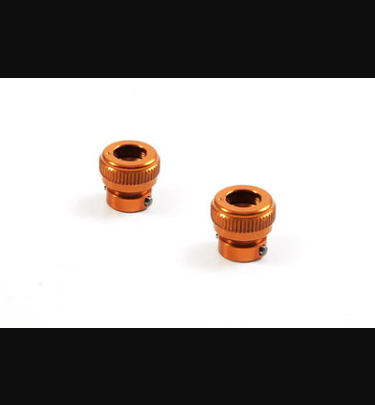 Xray - Xray Spare Parts ALU ADJUSTABLE BODY POST STOP - ORANGE (2) - XR301351-O