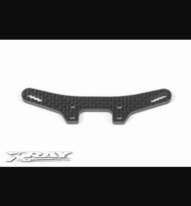 Xray - Xray Spare Parts T4 SHOCK TOWER FRONT 3.0MM GRAPHITE - XR302085
