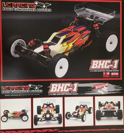 LC Racing – BHC-1 – (BLUE) 1/14 scale 2wd entry level buggy – Assembled Rolling Chassis - Needs all electrics