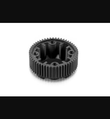 Xray - Xray Spare Parts COMPOSITE GEAR DIFFERENTIAL CASE WITH PULLEY 53T - LCG - XR324954