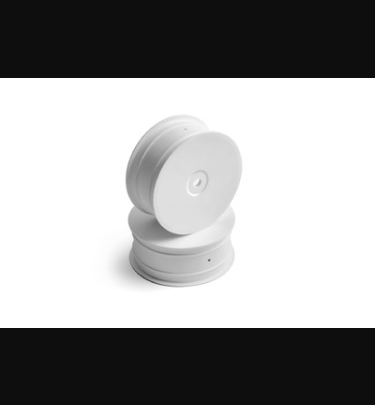 Xray - Xray Spare Parts 2WD FRONT WHEEL AERODISK WITH 12MM HEX IFMAR - WHITE (2) - XR329910-M