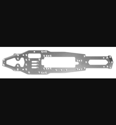 Xray - Xray Spare Parts ALU CHASSIS 3MM - NARROW - SWISS 7075 T6 - XR331104