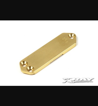 Xray - Xray Spare Parts BRASS CHASSIS WEIGHT FRONT 25G - XR331180