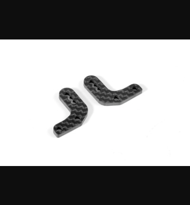 Xray - Xray Spare Parts CARBON EXTENSION FOR STEERING BLOCK (2) - XR332290