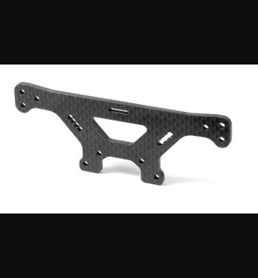 Xray - Xray Spare Parts GRAPHITE SHOCK TOWER REAR 3MM - LOWER - XR333081