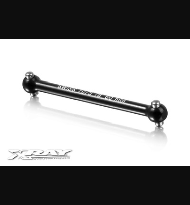 Xray - Xray Spare Parts ALU REAR DRIVE SHAFT 60MM - ALU 7075 T6 - XR335321