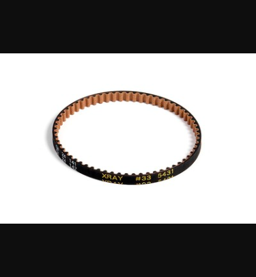 Xray - Xray Spare Parts HIGH-PERFORMANCE DRIVE BELT FRONT 5.0 x 186 MM - V2 --- Replaced with #335432 - XR335431