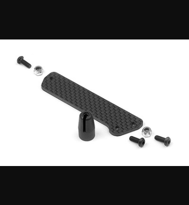 Xray - Xray Spare Parts GRAPHITE RECEIVER BRACKET SET - XR336040