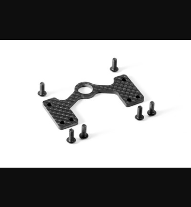 Xray - Xray Spare Parts GRAPHITE BRACE FOR FLEX RADIO PLATE 2.5MM - XR336091