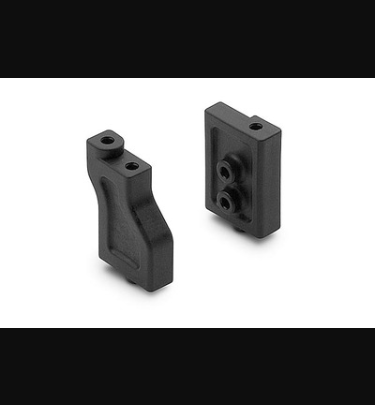 Xray - Xray Spare Parts COMPOSITE RADIO PLATE MOUNTS (L+R) - V2 - XR336230