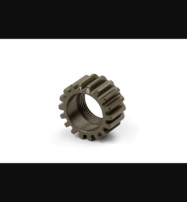 Xray - Xray Spare Parts XCA ALU 7075 T6 HARD COATED PINION GEAR - 18T (1ST) - XR338518