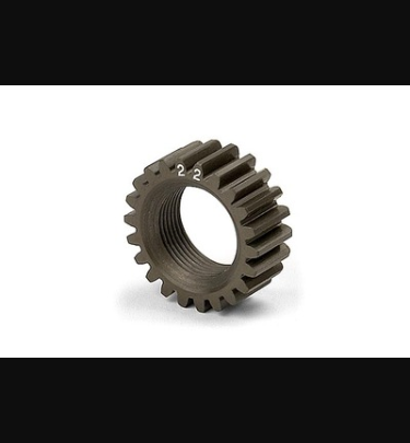 Xray - Xray Spare Parts XCA ALU 7075 T6 HARD COATED PINION GEAR - 22T (2ND) - XR338522