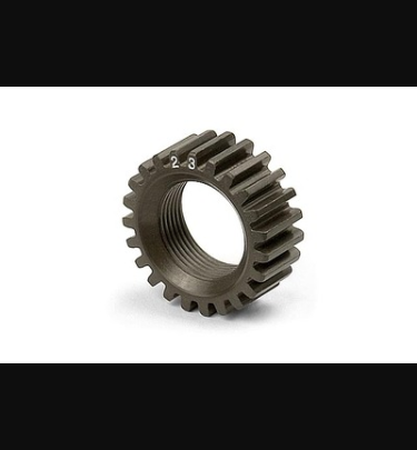 Xray - Xray Spare Parts XCA ALU 7075 T6 HARD COATED PINION GEAR - 23T (2ND) - XR338523