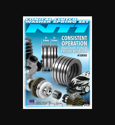 Xray - Xray Spare Parts XRAY NT1 CONICAL CLUTCH WASHER SPRING SET - XR338583