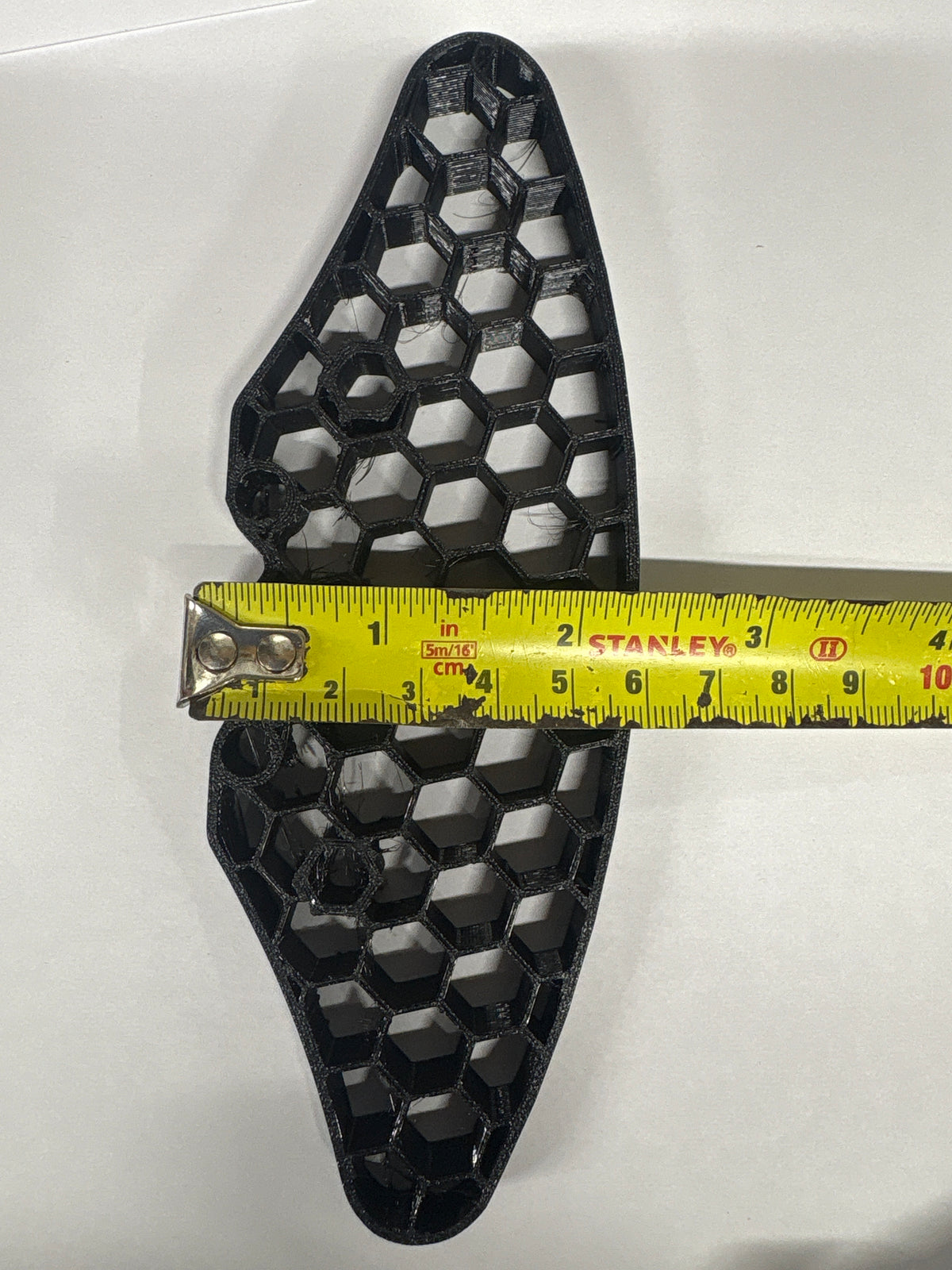 3D printed flexi bumper - Carten / Louise T410 - 1cm Thick x 16cm Wide x 5.5cm deep (Medium wide) low profile Touring Car Light Weight