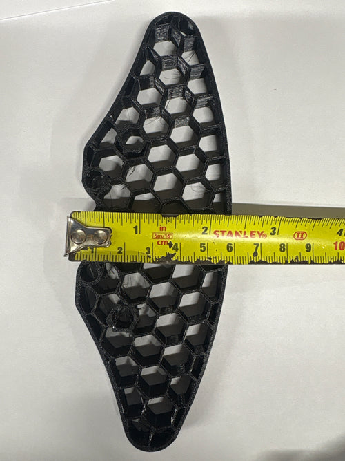 3D printed flexi bumper - Carten / Louise T410 - 1cm Thick x 16cm Wide x 5.5cm deep (Medium wide) low profile Touring Car Light Weight