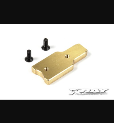 Xray - Xray Spare Parts BRASS CHASSIS WEIGHT FRONT 20g - XR341184