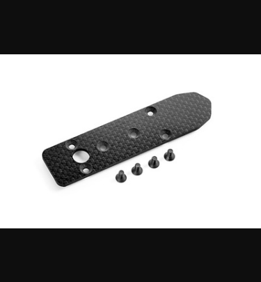 Xray - Xray Spare Parts GRAPHITE CHASSIS INSERT FRONT - XR341186