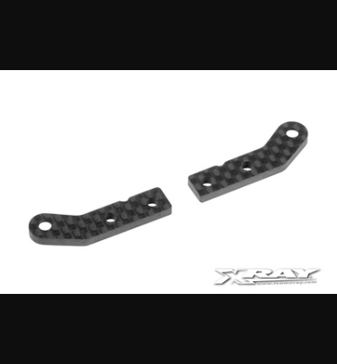 Xray - Xray Spare Parts GRAPHITE EXTENSION FOR SUSPENSION ARM - FRONT LOWER - 1-HOLE (L+R) - XR342192