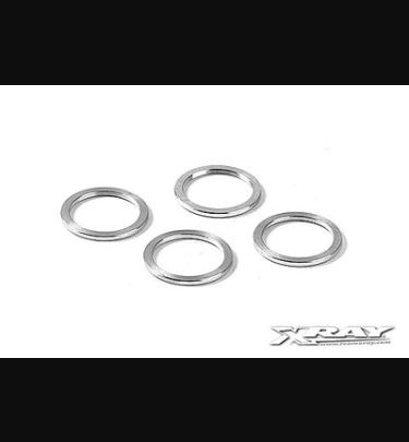 Xray - Xray Spare Parts ALU SHIM 12 x 15 x 1.0MM (4) - XR345290