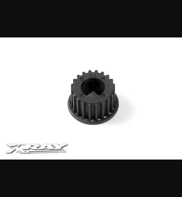 Xray - Xray Spare Parts COMPOSITE 2-SPEED BELT PULLEY 20T - CENTER - XR345820