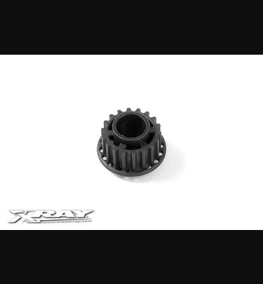 Xray - Xray Spare Parts COMPOSITE SIDE BELT PULLEY 18T o8 - REAR - XR345838