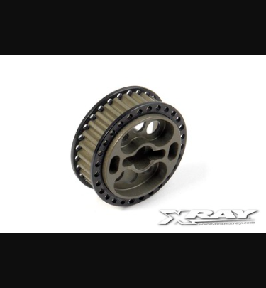 Xray - Xray Spare Parts ALU SIDE BELT PULLEY 28T - FRONT - SET - XR345988