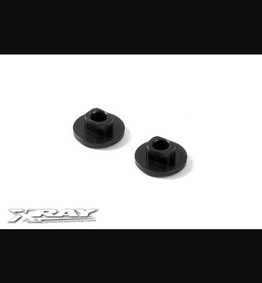 Xray - Xray Spare Parts ALU RADIO PLATE TWEAK BUSHING HARD COATED (2) - XR346181