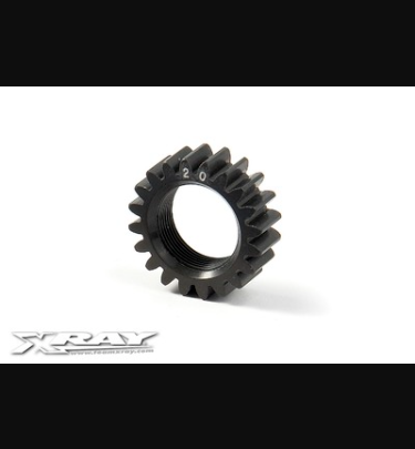 Xray - Xray Spare Parts XCA ALU 7075 T6 HARD COATED PINION GEAR - 20T (2ND) - XR348520