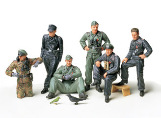 Tamiya - German Tank Crew At Rest - 35201 TAMIYA 1/35 MILITARY