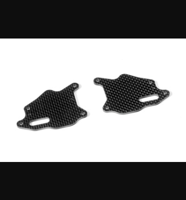Xray - Xray Spare Parts XB8 GRAPHITE FRONT LOWER ARM PLATE (2) - XR352193