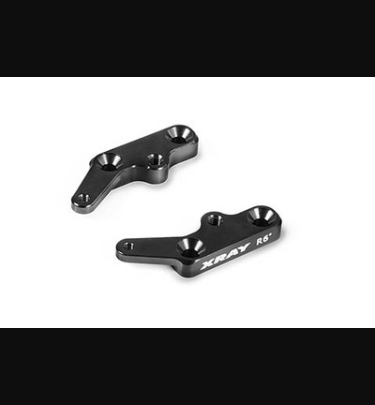 Xray - Xray Spare Parts XB8 ALU STEERING KINGPIN PLATE - SWISS 7075 T6 - 6° (L+R) - XR352237