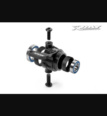 Xray - Xray Spare Parts XB808 ALU STEERING BLOCK RIGHT - 5Ā° KINGPIN - SET - XR352257