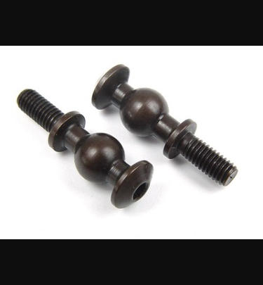 Xray - Xray Spare Parts BALL STUD 5.8MM WITH BACKSTOP - V2 (2) - XR352651