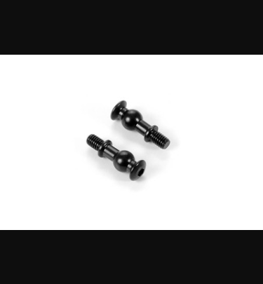 Xray - Xray Spare Parts BALL STUD 6.8MM WITH BACKSTOP L=8MM - M4x6 (2) - XR352657