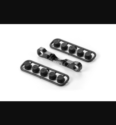 Xray - Xray Spare Parts XB8 ALU REAR LOWER SUSP. HOLDER - FRONT - RF - SWISS 7075 T6 - XR353317