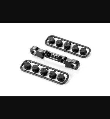 Xray - Xray Spare Parts XB8 ALU REAR LOWER SUSP. HOLDER - REAR - RR - SWISS 7075 T6 - XR353325