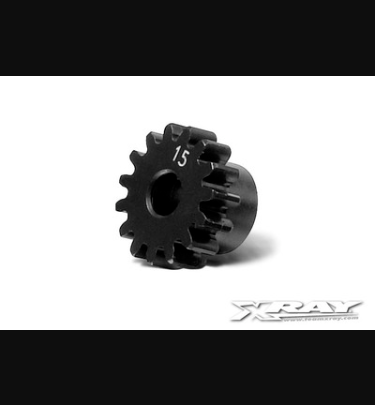Xray - Xray Spare Parts STEEL PINION GEAR - 15T - XR355715