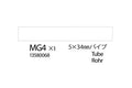 Tamiya - 5X34Mm Pipe (1Pcs) - 3580068 TAMIYA SPARES
