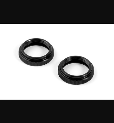 Xray - Xray Spare Parts ALU SHOCK BODY ADJ. NUT (2) - XR358150