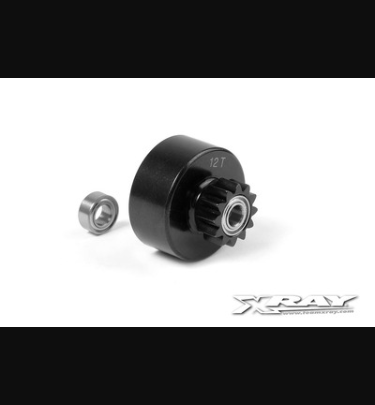 Xray - Xray Spare Parts CLUTCH BELL 12T WITH BALL-BEARINGS - XR358512