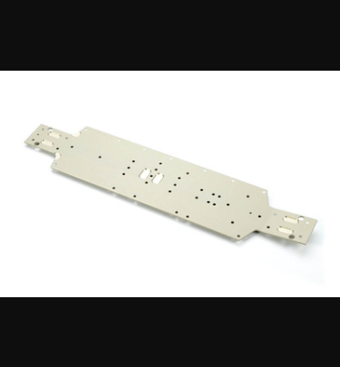 Xray - Xray Spare Parts ALU CHASSIS - SWISS 7075 T6 (2MM) - XR361102